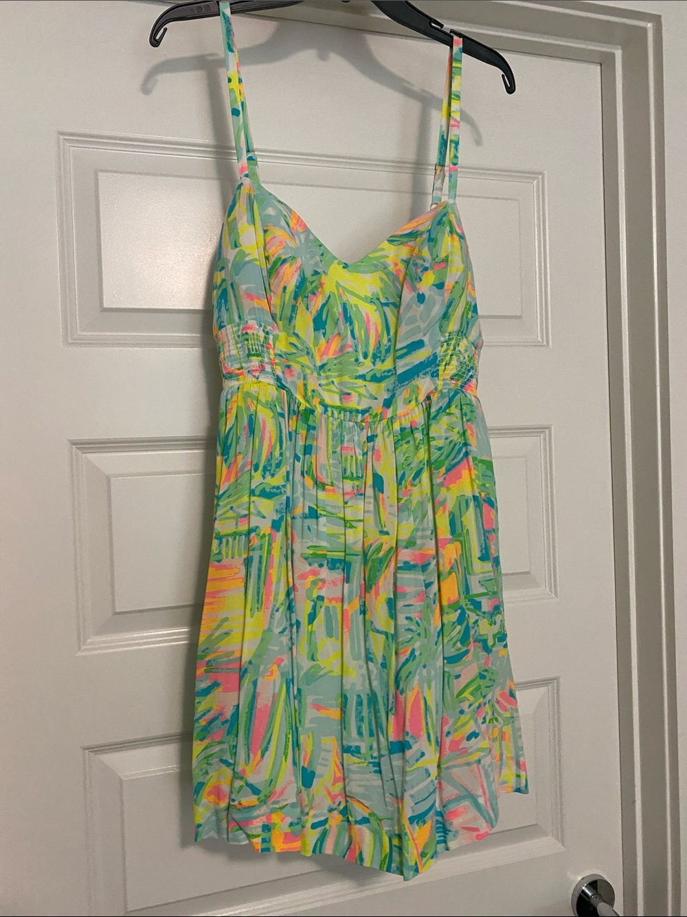 Lilly Pulitzer Multi-Color Tropical Print Mini Dress